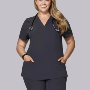 Mandala Women's 6 Pocket Scrub Top
